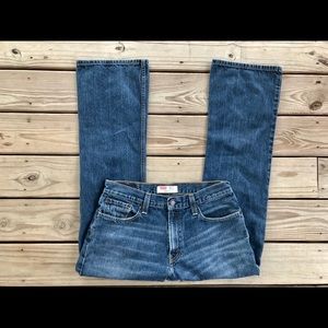 Levi 527 Men’s Bootcut Jeans W34 Darker Wash